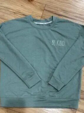 Be Kind Green Sweater